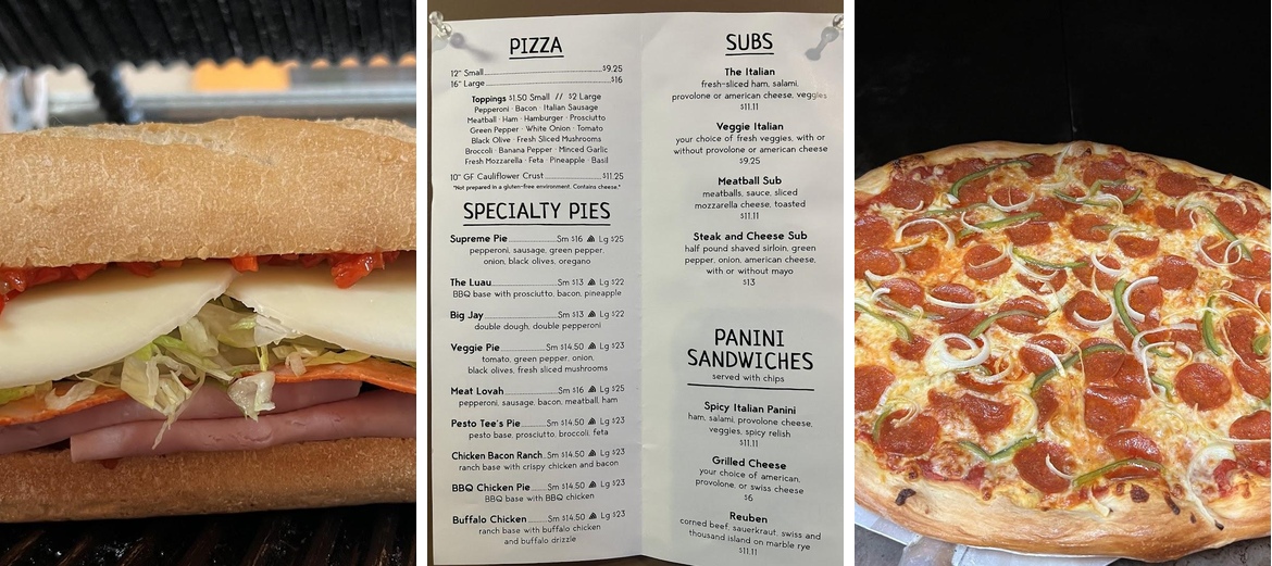 The Pie Hole Menu