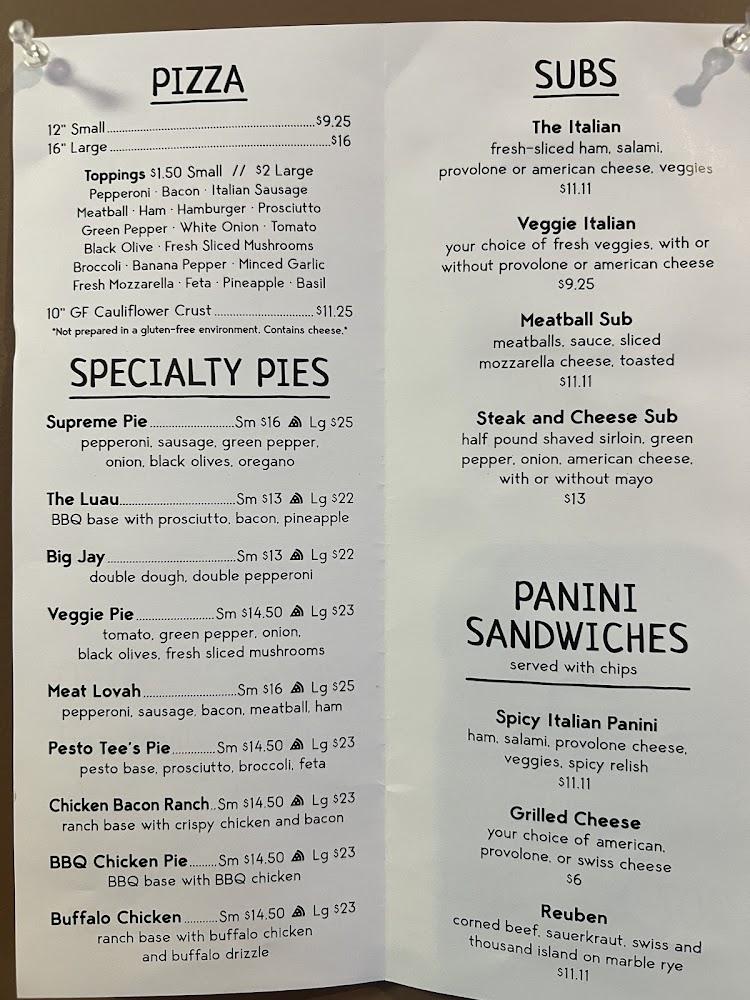 The Pie Hole Menu image 1
